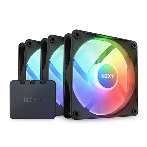 NZXT F120 RGB Core 3pack 120mm Case Fan ( Black Fan RF-C12TF-B1 | White RF-C12TF-W1 )