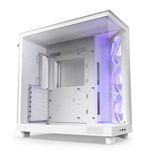 NZXT H6 Flow ATX Mid-Tower Case with Dual Chamber Black CC-H61FB