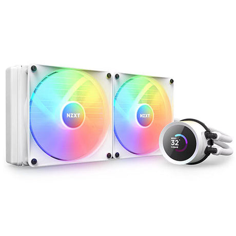 NZXT Kraken 280 RGB 280mm CPU Cooler ( Black RL-KR280-B1 / White RL-KR280-W1 )