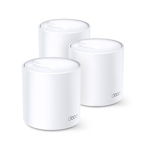 TP-LINK Deco X60 AX5400 (3Pack) Whole Home Mesh Wi-Fi 6 System – DynaQuest  PC