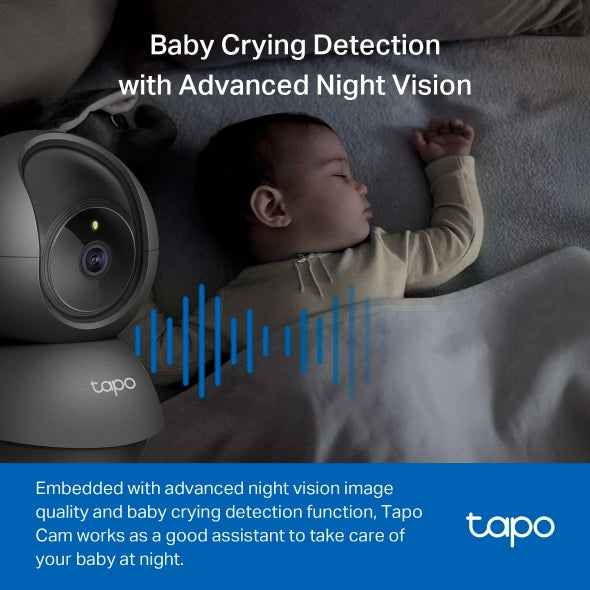 TP-Link Tapo C201 1080p Full HD WiFi IP Security Cctv Sale Camera Connect to Cellphone with Mic and Speaker Pan/Tilt