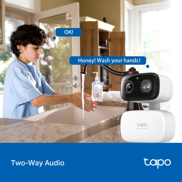 TP-Link Tapo C216 2K 3MP Indoor/Outdoor WiFi IP Security Cctv Sale Camera Connect to Cellphone with Mic and Speaker