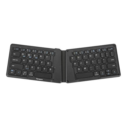 Targus AKF003 Ergonomic Foldable Bluetooth Antimicrobial Keyboard