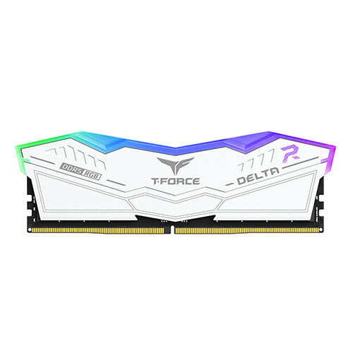 Teamgroup T-Force Delta RGB 16GB 1X16GB DDR5 6000MHz CL38-38-38-78 1.25V Gaming Desktop Memory ( Black FF3D516G6000HC38A01 / White FF4D516G6000HC38A01 )