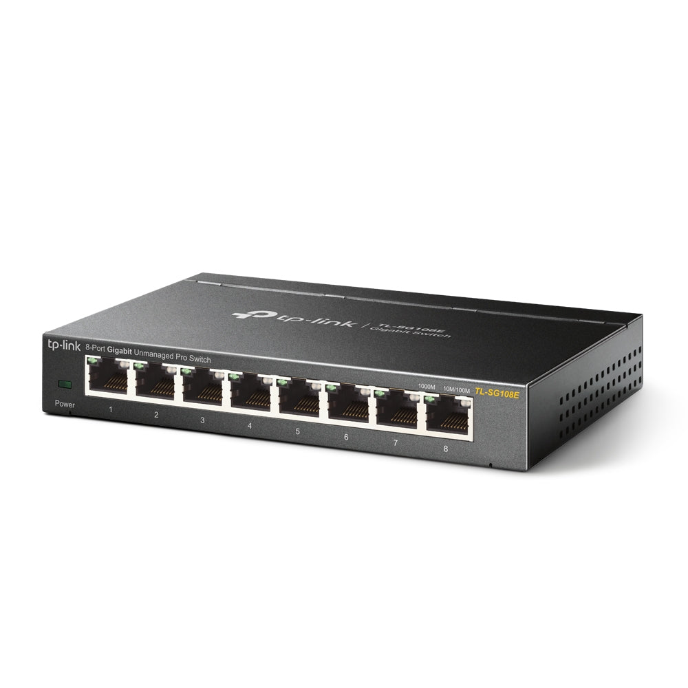 TPLink TL-SG108E 8-Port Gigabit Unmanaged Pro Switch