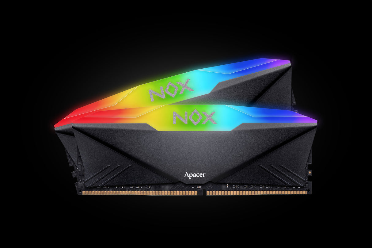 Apacer Nox RGB AURA2 16GB 8GX2 DDR4 3200MHz AH4U16G32C28YNBAA-2 Desktop Memory