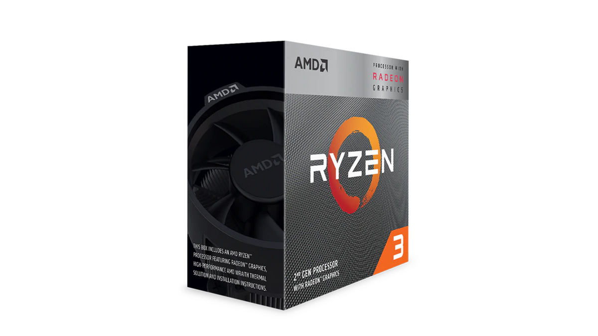 AMD Ryzen 3 3200G 4-Core 4-Thread 3.60-4.0GHz 4mb 65W 