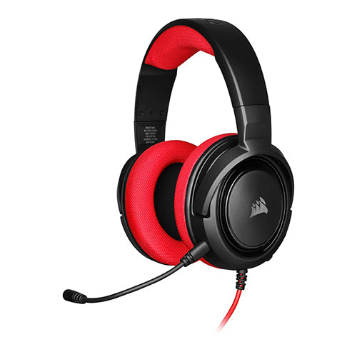 Corsair HS35 Stereo Gaming Headset Red CA 9011198 AP DynaQuest PC