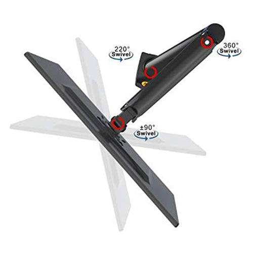 North Bayou F160 Dual Deskmount 17-27" (75x100) 2-9kg