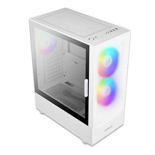 Antec NX410 White Mesh ARGB TG ATX Mid Tower Casing (2*140mm+1*120mm)