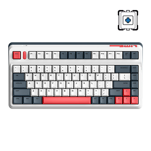iQUNIX L80 Formula Wireless RGB Hot-Swappable Mechanical Keyboard - Cherry MX Switch ( Brown | Red )