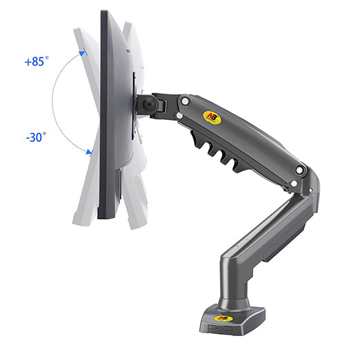North Bayou F80 Single Deskmount 17-30" (75x100) 2-9kg