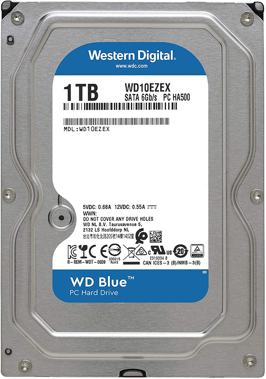 Western Digital WD Blue 1TB 64MB Hard Drive WD10EZEX