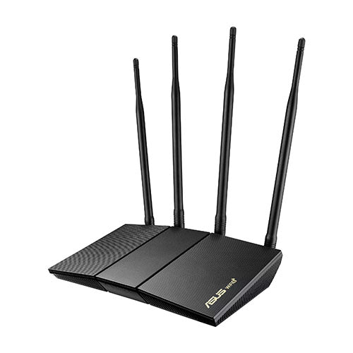 ASUS RT-AX1800HP V2 Dual Band WiFi 6 Extendable Router, Subscription-free Network Security, Built-in VPN, Parental Control, Built-in VPN, AiMesh Compatible, Gaming & Streaming, Smart Home, USB