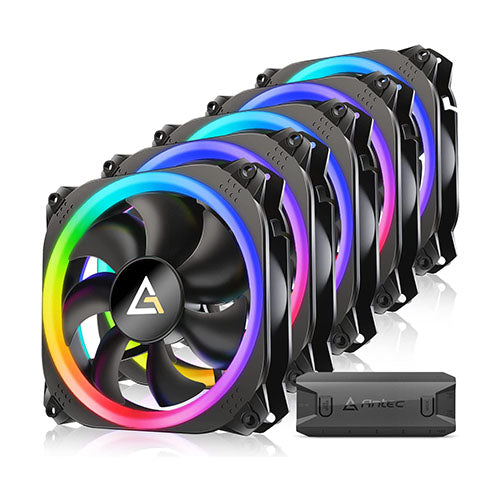 Antec Prizm 120 ARGB 5+C 120mm PWM Fan Dual Ring with Controller