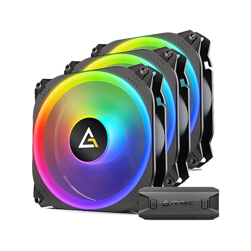 Antec Prizm X 120 ARGB 3+C 120mm PWM Fan Dual Ring with Controller
