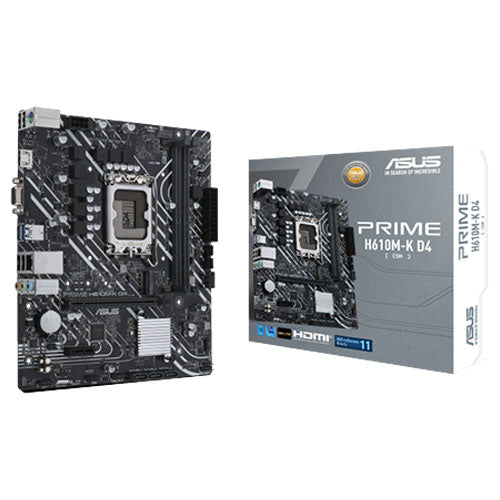 Asus Prime H610M-K CSM D4 (LGA 1700) Motherboard