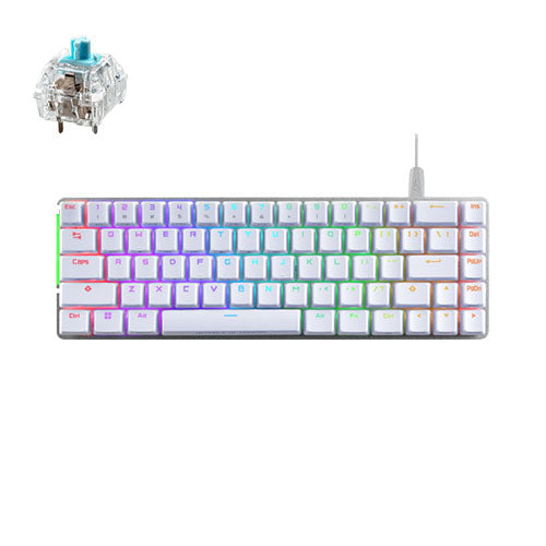Asus ROG Falchion Ace M602 White 65% RGB Compact Gaming Mechanical Keyboard - ( NX RED Switch / NX BLUE Switch )