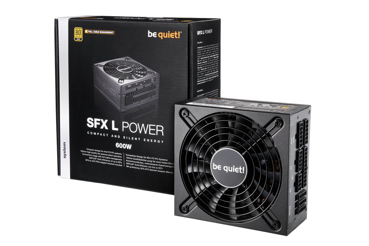 BeQuiet SFX L Power GOLD 600W 80+ Modular Power Supply BN639