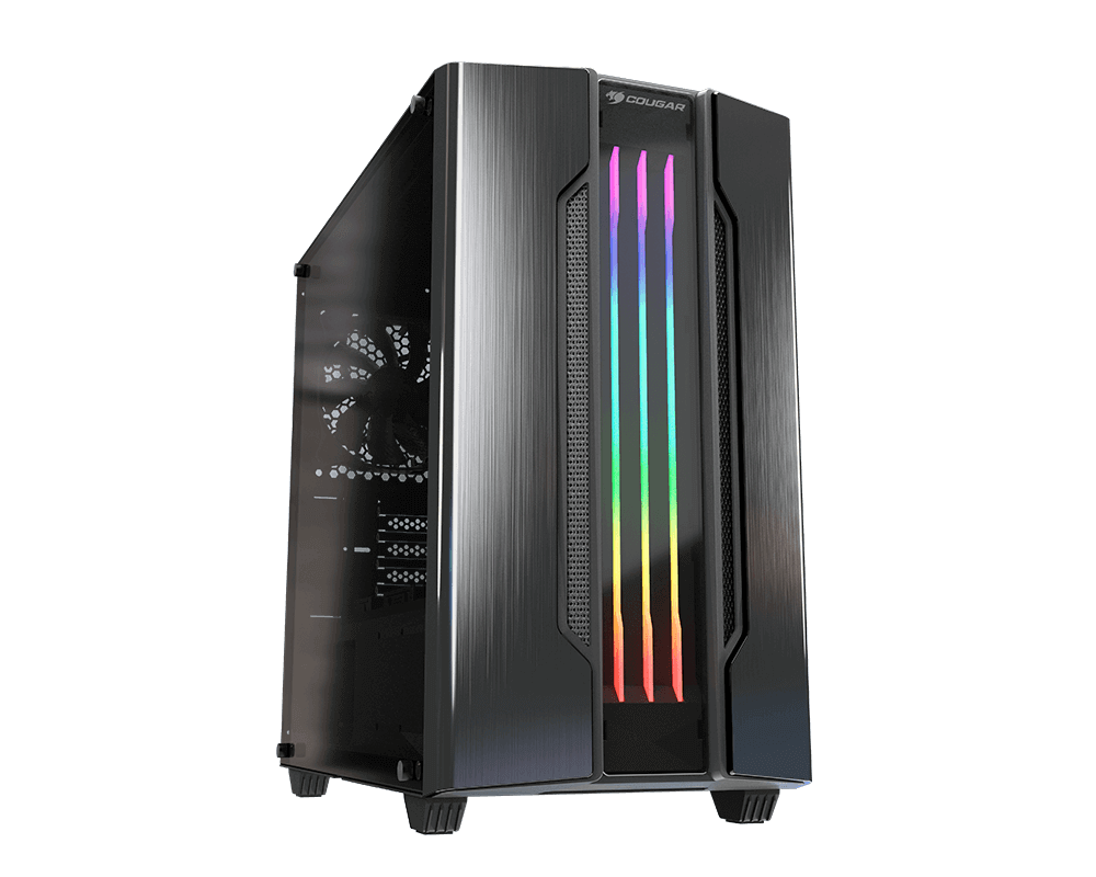 Cougar Gemini M RGB Silver ATX TG Mini Tower Case (1x120mm)
