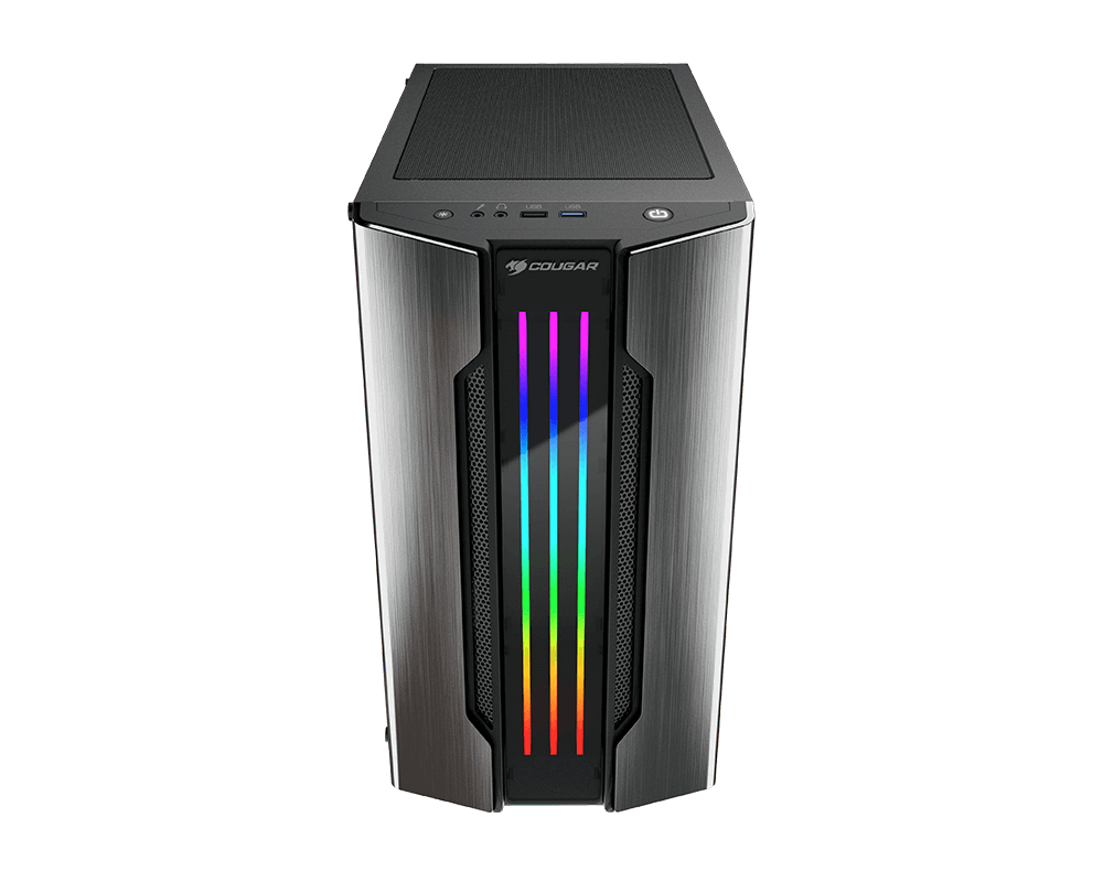 Cougar Gemini M RGB Silver ATX TG Mini Tower Case (1x120mm)