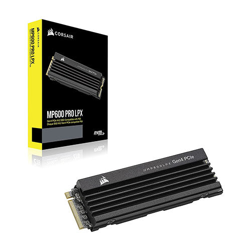Corsair MP600 PRO LPX 1TB GEN4 PCIE M.2 SSD Compatible with PS5 CSSD-F1000GBMP600PLP