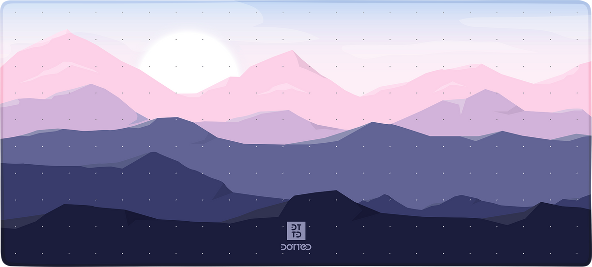 Dotted Celestial Collection Desk Mat 900 x 400 x 4mm