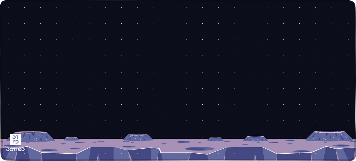 Dotted Celestial Collection Desk Mat 900 x 400 x 4mm