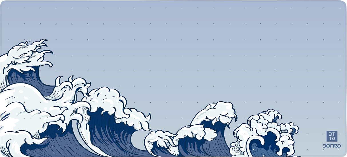 Dotted Japanese Collection Desk Mat 900 x 400 x 4mm