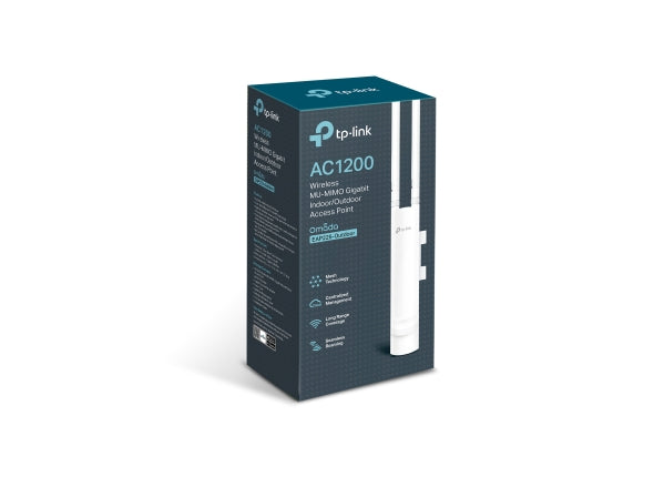 TPLink EAP225-Outdoor AC1200 Wireless MU-MIMO Gigabit Indoor/Outdoor Access Point