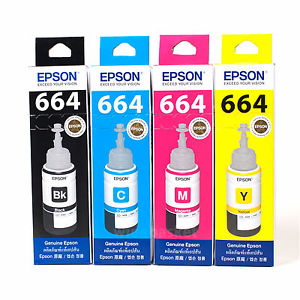 Epson T664 Original Ink Bottle For Epson L100 | L200