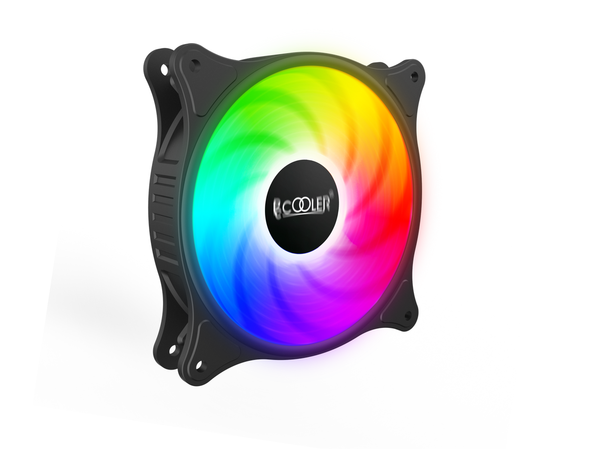 PCcooler Halo Dynamic Color 120mm Case Fan FX-120-3