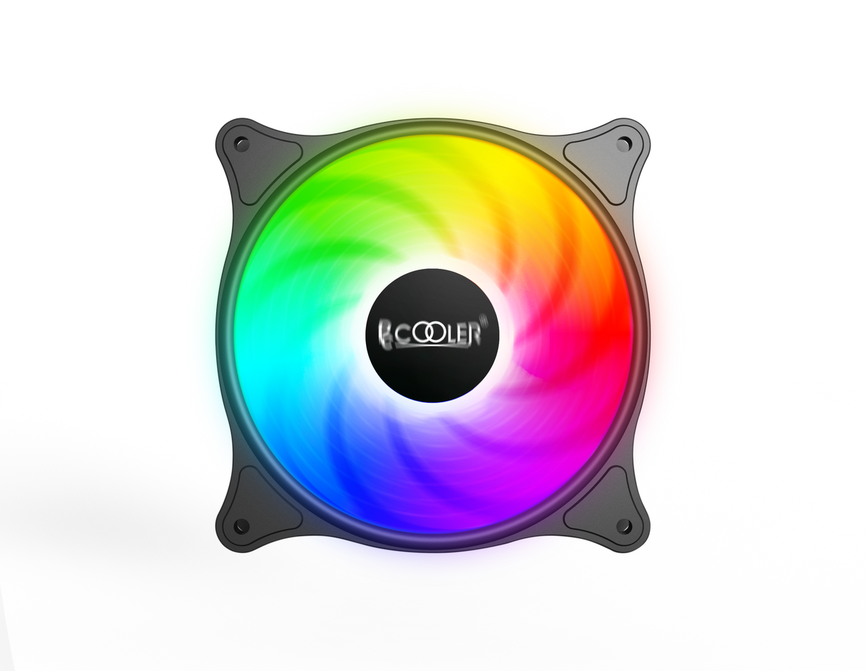 PCcooler Halo Dynamic Color 120mm Case Fan FX-120-3