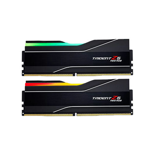G.Skill Trident Z5 Neo RGB 32GB (2x16GB) DDR5-6000MT/s CL32-38-38-96 1.35V RAM | Desktop Memory | Black | Kit of 2 | F5-6000J3238F16GX2-TZ5NR