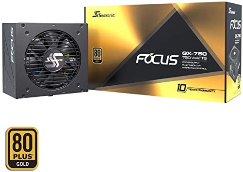 Seasonic Focus GX-750 GOLD 750watts atx2.4 80+ Full Modular PSU SSR-750FX
