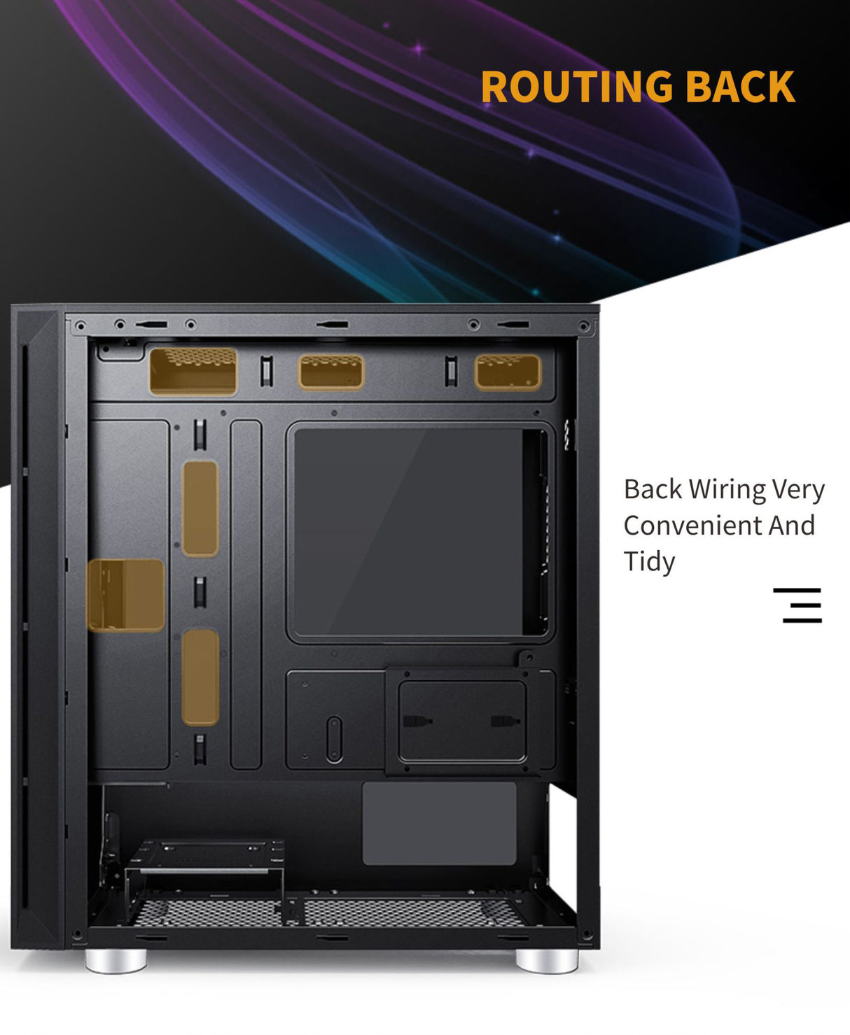 PCcooler GAME 6 White mATX TG MESH Mid Tower Case (with 4*120mm FX-120 3 DYNAMIC COLOR 120mm Fan)