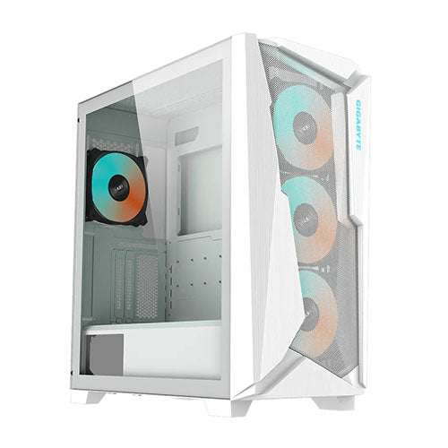 Gigabyte Aorus C301G White ATX Mid Tower Tempered Glass PC Case GP-C301GW-V2