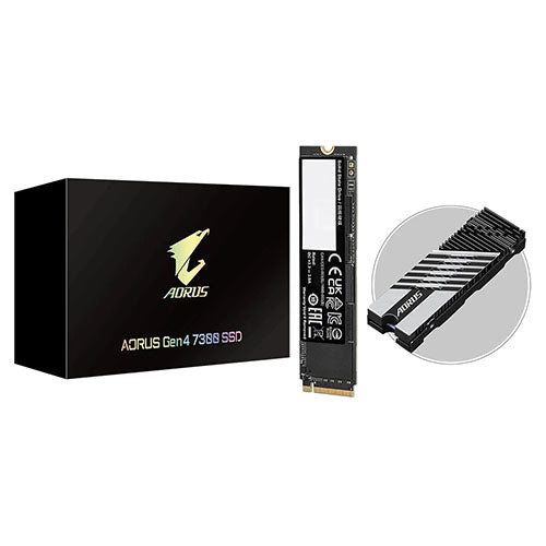 Gigabyte Aorus Gen4 7300 M.2 2TB NVME SSD w/ Heatsink GP-AG4732TB