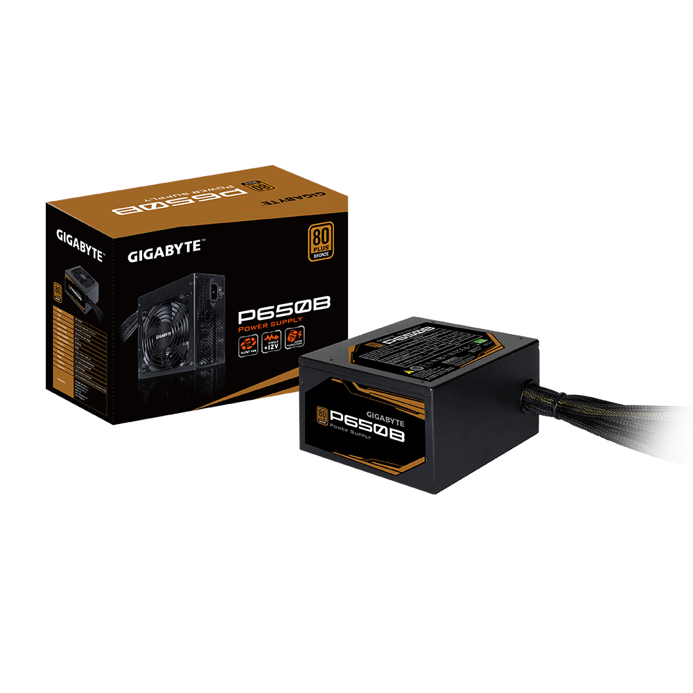 Gigabyte P650B BRONZE 650watts 80+ Power Supply GP-P650B