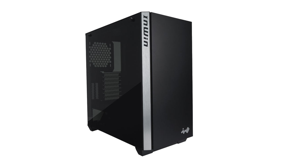 InWin 216 Black ATX TG Mid Tower Case w/ Jupiter AJ120 ARGB 3x120mm