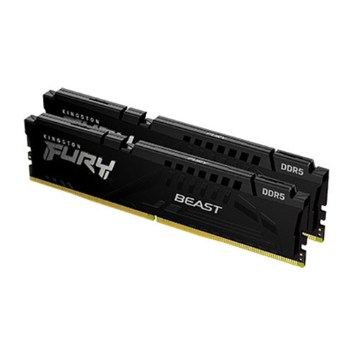 Kingston Fury Beast 16GB (dual) DDR5 6000MTs CL40 KF560C40BBK2-16 Desktop Memory