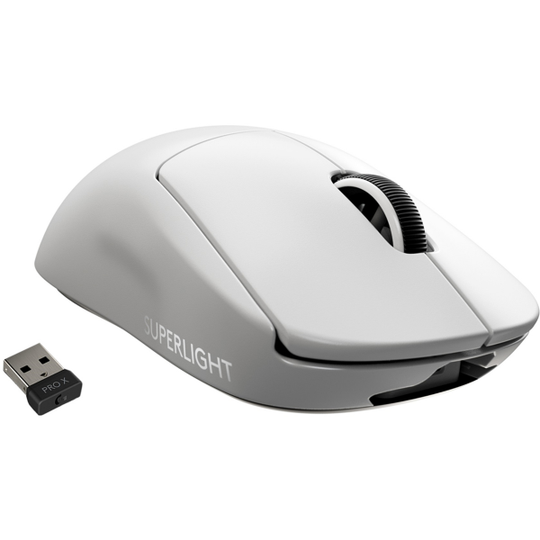 Logitech G PRO X Superlight Wireless Gaming Mouse (Black | White)