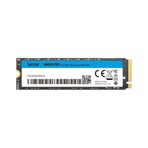 Lexar NM610 PRO M.2 500G 3300 PCIe NVMe SSD Gen3x4 SSD LNM610P500