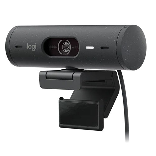 Logitech Brio 500 1080p HDR Webcam (Graphite / Off - White / Rose)