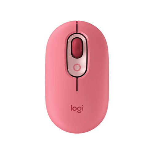 Logitech POP Mouse Wireless with Customizable Emoji HEARTBREAKER ROSE 910-006516