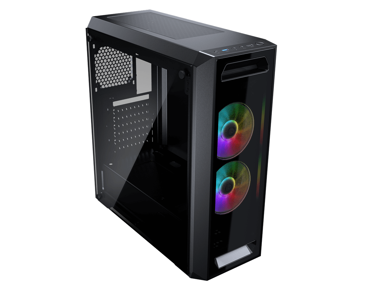Cougar MX350 RGB ATX TG Mid Tower Case (2x120mm RGB)