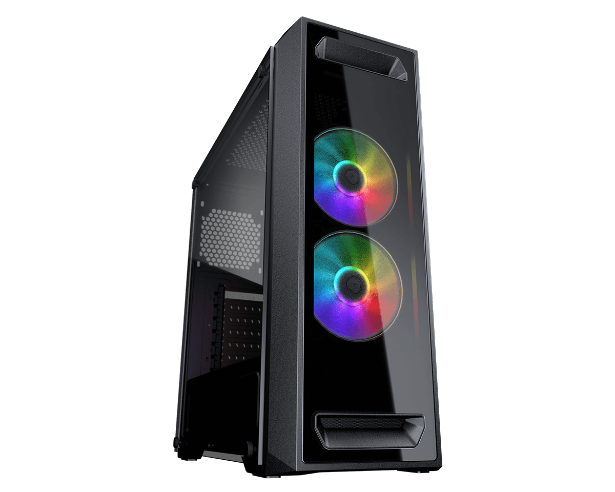 Cougar MX350 RGB ATX TG Mid Tower Case (2x120mm RGB)