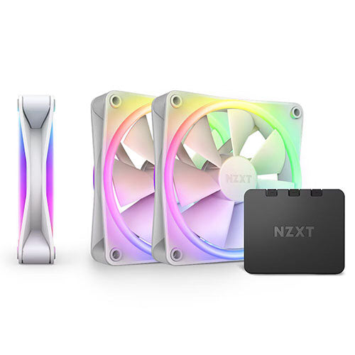 NZXT F120 RGB Duo 3pack 120mm Fan ( White RF-D12TF-W1 | Black RF-D12TF-B1 )