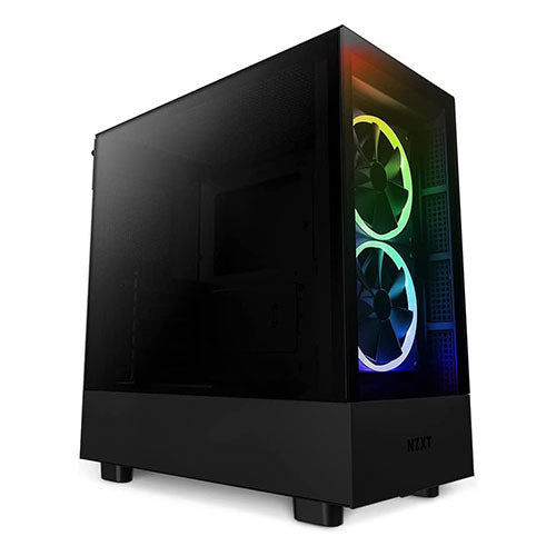 NZXT H5 Elite TG ATX 1x120mm 2x140mm USB3 1C 1A Mid-Tower Case (Black CC-H51EB-01 / White CC-H51EW-01)