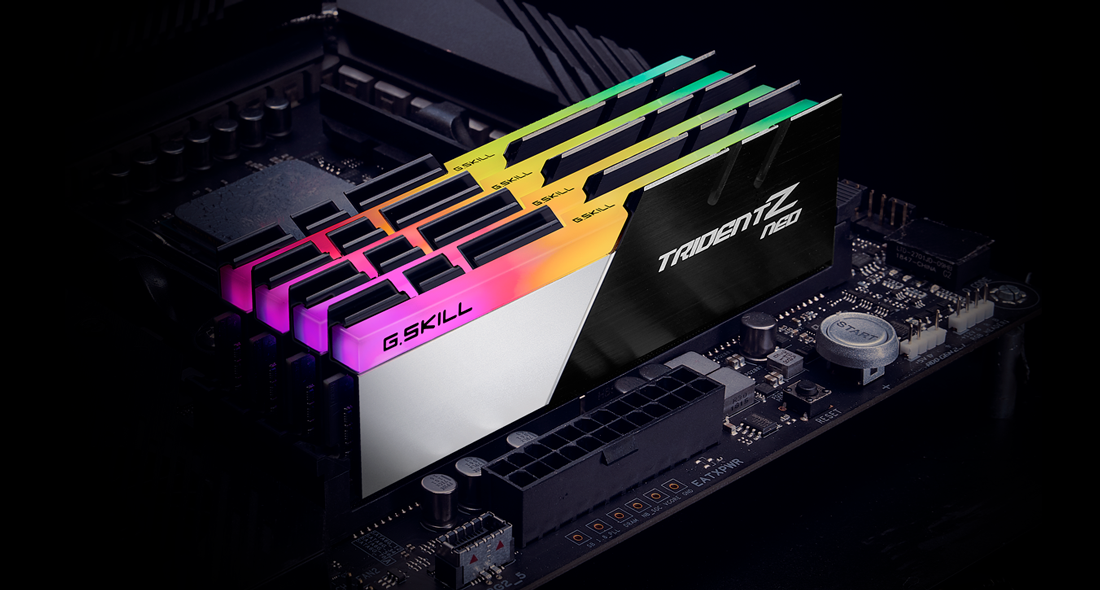 G.Skill Trident Z Neo RGB 32GB Dual DDR4 3600MHz CL18 F4-3600C18D-32GTZN Desktop Memory